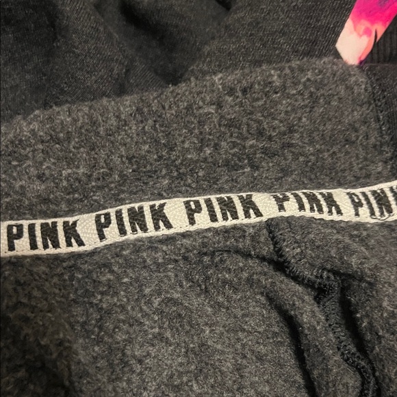 ❤️4/$10 Victoria's Secret Pink Label Gray Hoodie - Picture 6 of 6